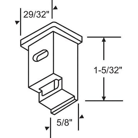 Strybuc Balance Top Sash Guide 60-733